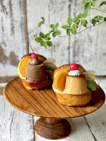 プリンアラモードッツォ＆チョコプリンアラモードッツォ3