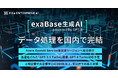 「exaBase 生成AI」 データ処理を国内で完結