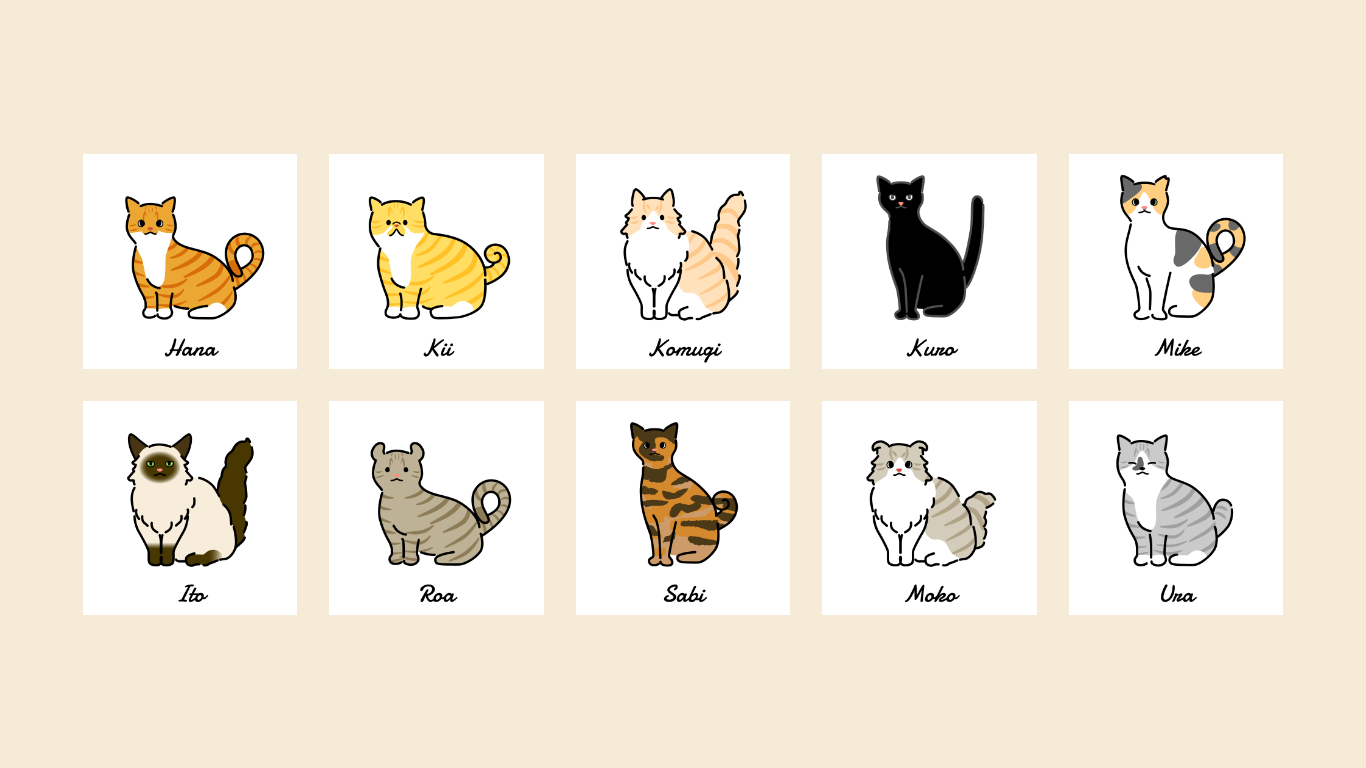 パターンは全部で2億パターン以上 自分の愛猫のイラストを作って オリジナルグッズも購入できるwebサービス うちのこメーカー がスタート Grit Incのプレスリリース