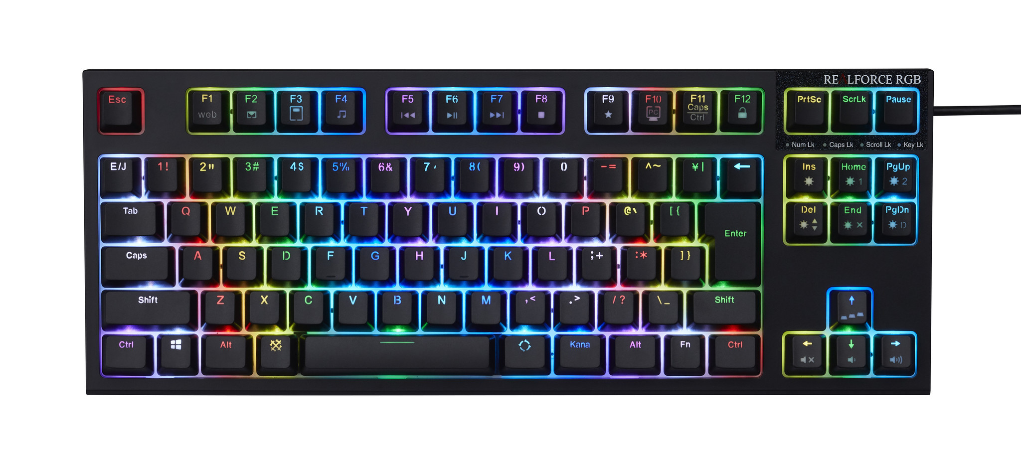 東プレ PCゲーマー用キーボードREALFORCE RGB TKL を発表｜東プレ株式