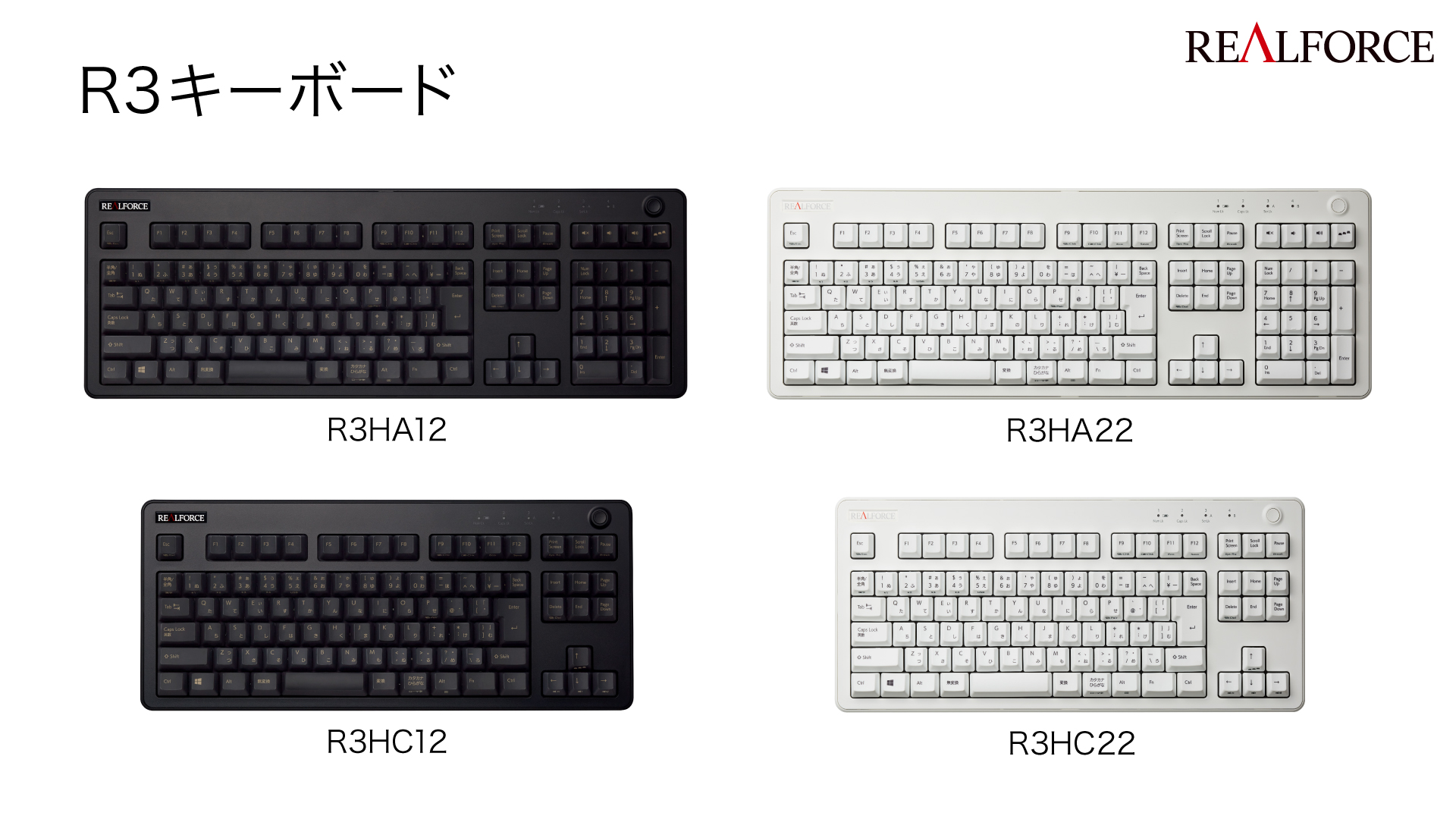 東プレ、「REALFORCE」新製品 「R3キーボード」 20種類発売｜東プレ 