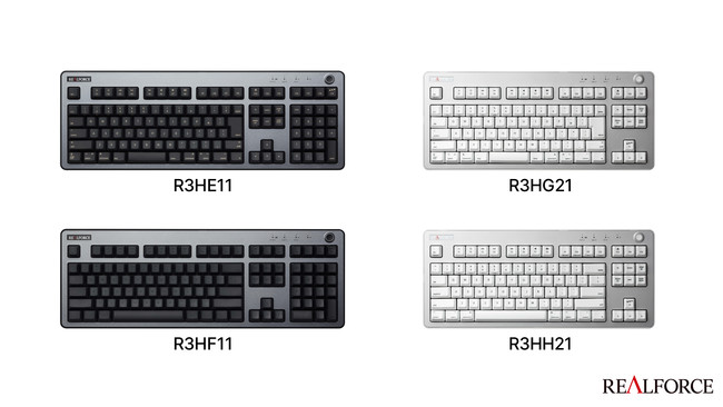 東プレ、「REALFORCE R3キーボード」Mac用配列8製品を発売 企業