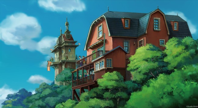（ジブリパーク「青春の丘エリア」デザイン画） ⓒ Studio Ghibli