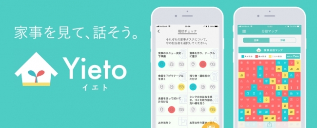 夫婦の家事タスクを可視化し ストレスのない分担をサポートするアプリ Yieto 正式版リリース 株式会社フラップのプレスリリース