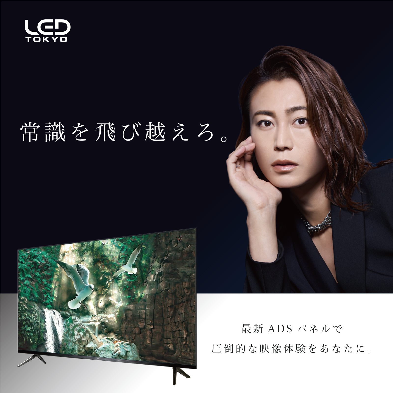 高輝度、高視野角 ADSパネルを採用 最新の4K大画面・高画質テレビを