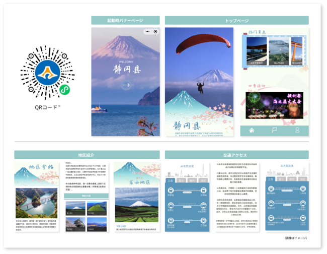 【静岡県公式Wechatミニプログラム（富士山静冈县旅游）】