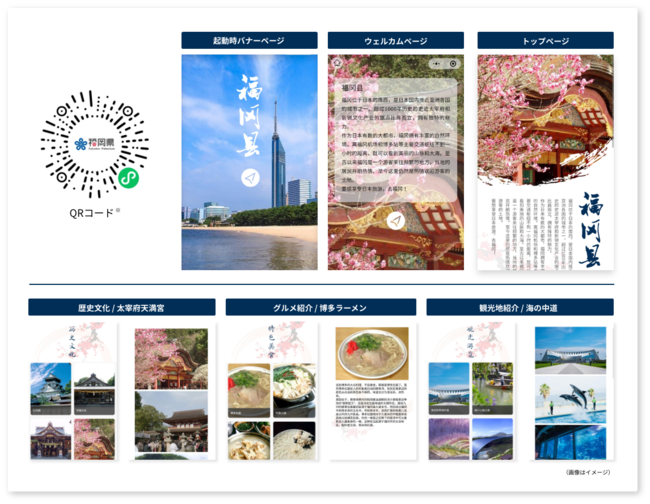 【福岡県公式WeChatミニプログラム(福冈县旅游)】