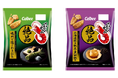 日本のこだわり素材で味付けした『絶品かっぱえびせん 鳴門の塩とわさび味/北海道焼き帆立と黒胡椒味』
