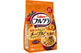 「フルグラ®」にカルビーかいつかスイートポテトの「紅天使」使用！メープルの香りと秋の味覚が織りなす『フルグラ® おさつとりんごのメープル味』