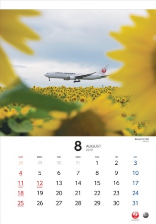 JAL SEASONS～飛行機のある風景～ (普通判)8月