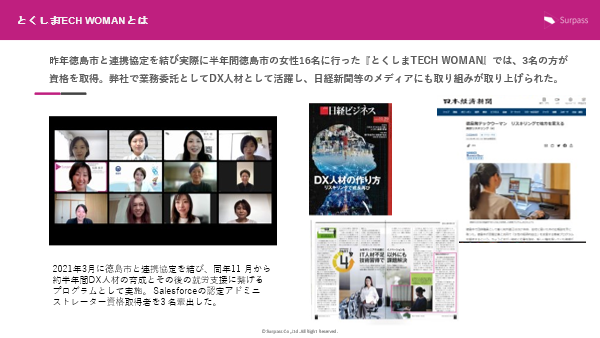 とくしまTECHWOMANについて