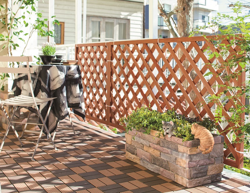 ディノスが 目隠しできるお洒落なガーデンフェンスを新発売 株式会社 Dinos Corporationのプレスリリース