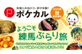 【ポケカル秋練馬特集号】ようこそ練馬ぶらり旅!秋の新ツアーを販売開始