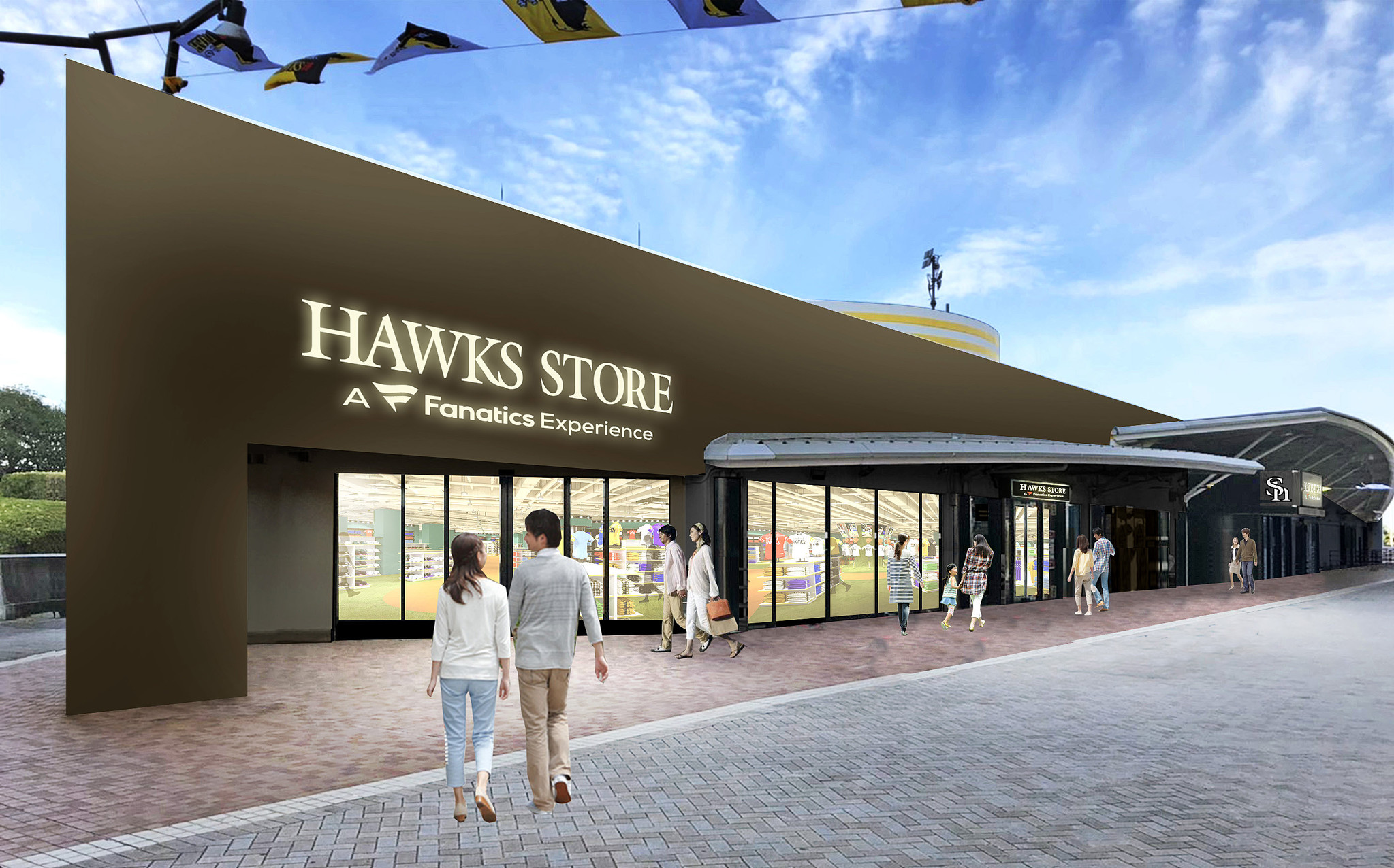 福岡ソフトバンクホークスが生まれ変わる オフィシャルグッズショップ Hawks Store 3月1日にグランドオープン Fanatics Japanのプレスリリース