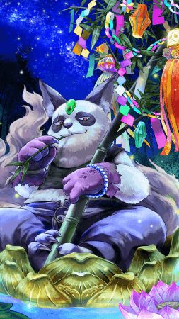 「【白黒班の宝石獣】パンダ」 （CV：ジョニー志村さん、イラスト：りんねこさん）