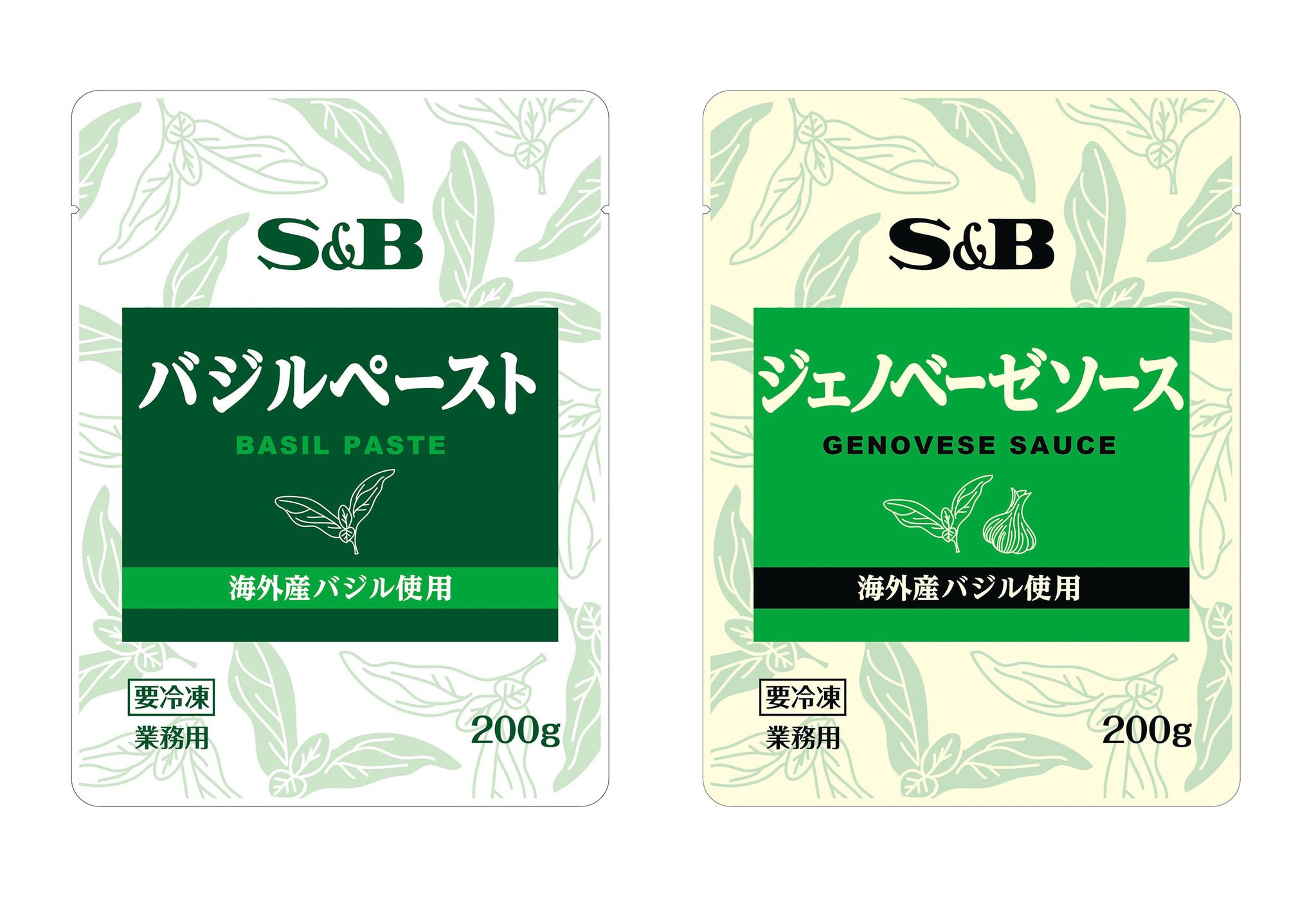 業務用 バジルペースト0ｇ 海外産バジル使用 ジェノベーゼソース0ｇ 海外産バジル使用 新発売 エスビー食品株式会社のプレスリリース