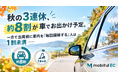 秋の3連休、約8割が車でお出かけ予定。一方で出発前に車内を「毎回掃除する」人は1割未満——モビフルが行楽シーズンのドライブと車内環境に関する調査を実施