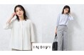 INDIVI 「アムンゼンブラウス」上品さと着心地を両立したオフィスブラウスが12月13日より全国のはるやまで販売開始！
