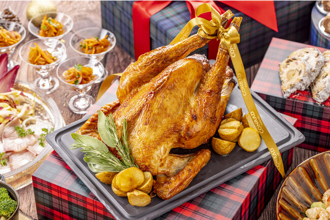 ローストチキン スタッフィング クランベリーソース ローストチキン スタッフィング クランベリーソース