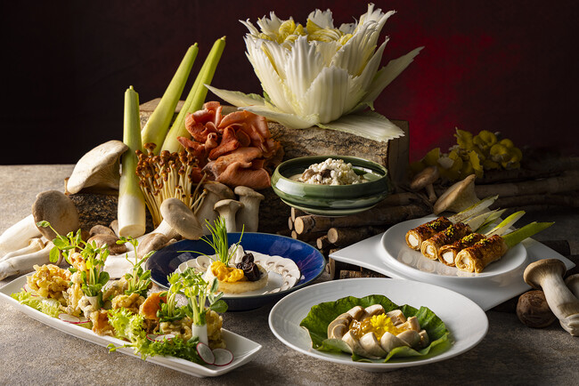 中国料理「チャイナブルー」季節のきのこメニュー 中国料理「チャイナブルー」季節のきのこメニュー