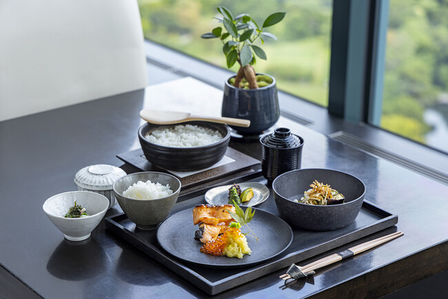 日本料理「風花」 北海道産「銀聖」の漬け焼きと有機野菜のサステナブル御膳 日本料理「風花」 北海道産「銀聖」の漬け焼きと有機野菜のサステナブル御膳