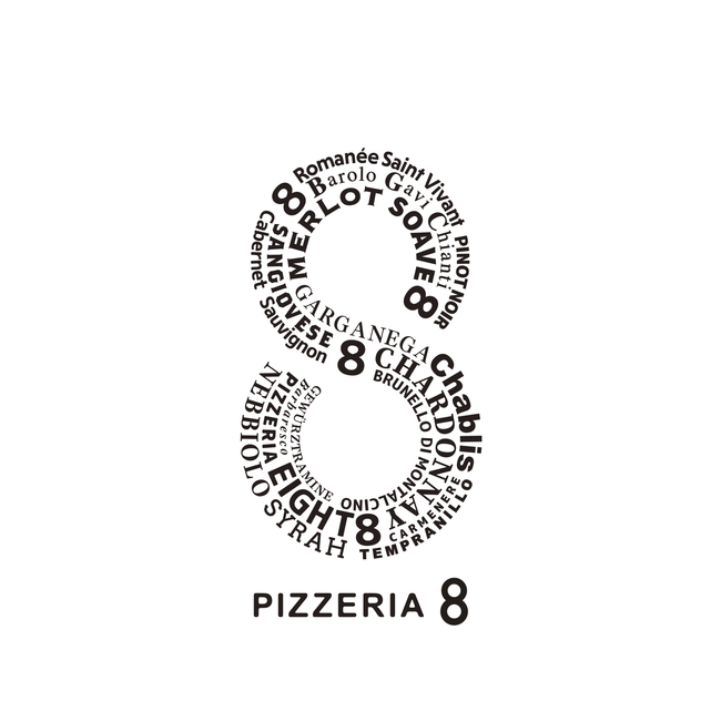 PIZZERIA 8ロゴ