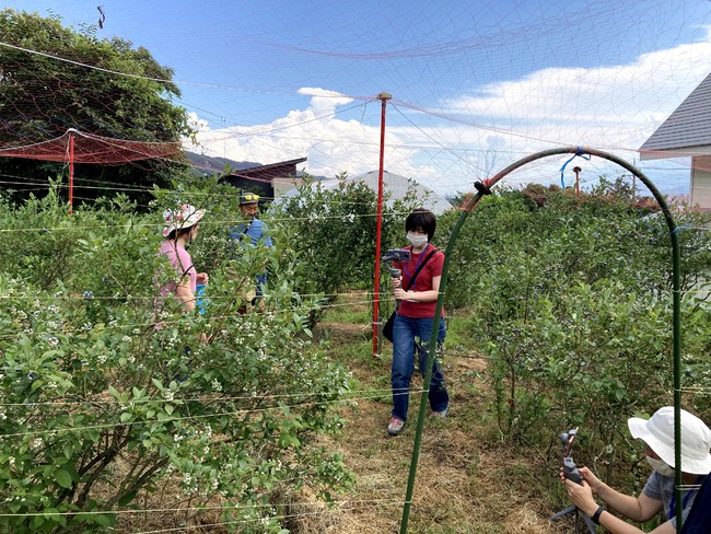 撮影の模様 撮影の模様