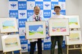 青梅市を描いたイラストを市に贈呈/イラストレーター・坂内 拓氏