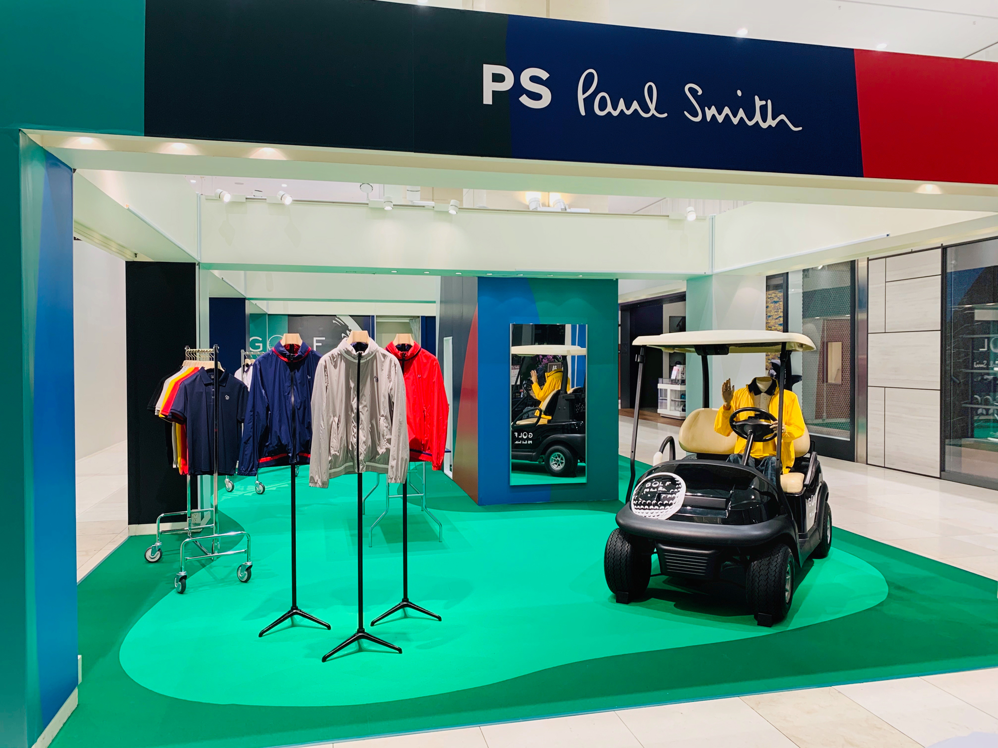 日本産 新品 希少 限定品 PS Paul Smith Golf キャディバックカバー