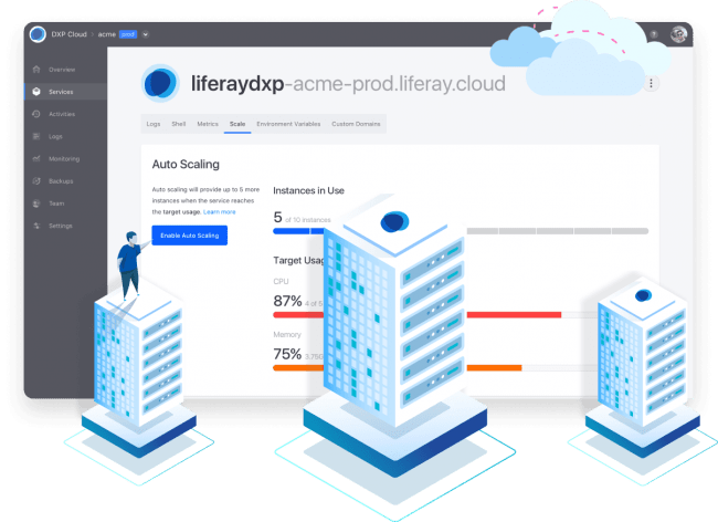 待望のクラウドサービス (Liferay DXP Cloud)