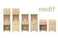 オフィス家具メーカー アール・エフ・ヤマカワから限られたスペースに“ちょうどいい”収納家具 「medit（メディット） 床頭台」新発売。