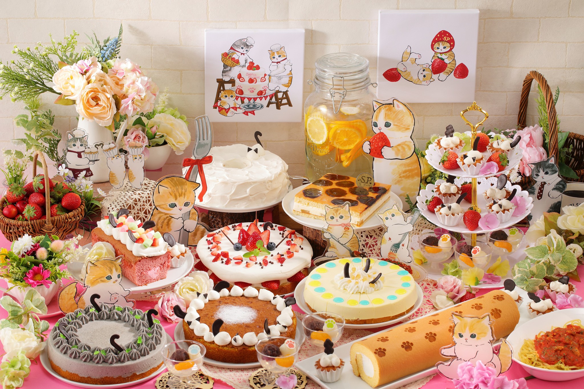スイパラにかわいいニャンコが大集合 スイーツパラにゃんス スイーツパラダイスのプレスリリース