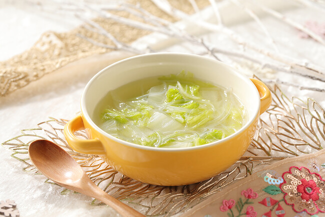 白菜としょうがのチキンスープ 白菜としょうがのチキンスープ