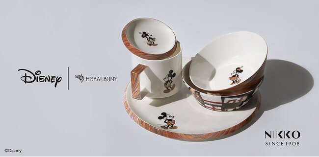 洋食器のnikkoがheralbonyとコラボレーションした Disneyコレクション をnikko直営店にて販売開始 ニッコー株式会社のプレスリリース