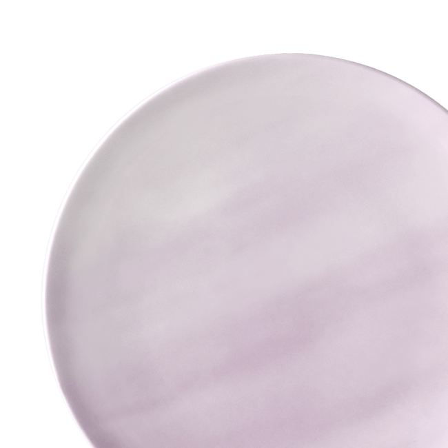18.5cmプレート カラー：ピンク　￥1,320(税込)