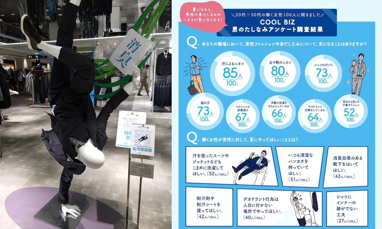 クールビズ ニオイ へのクールな対応が今年流 株式会社そごう 西武のプレスリリース