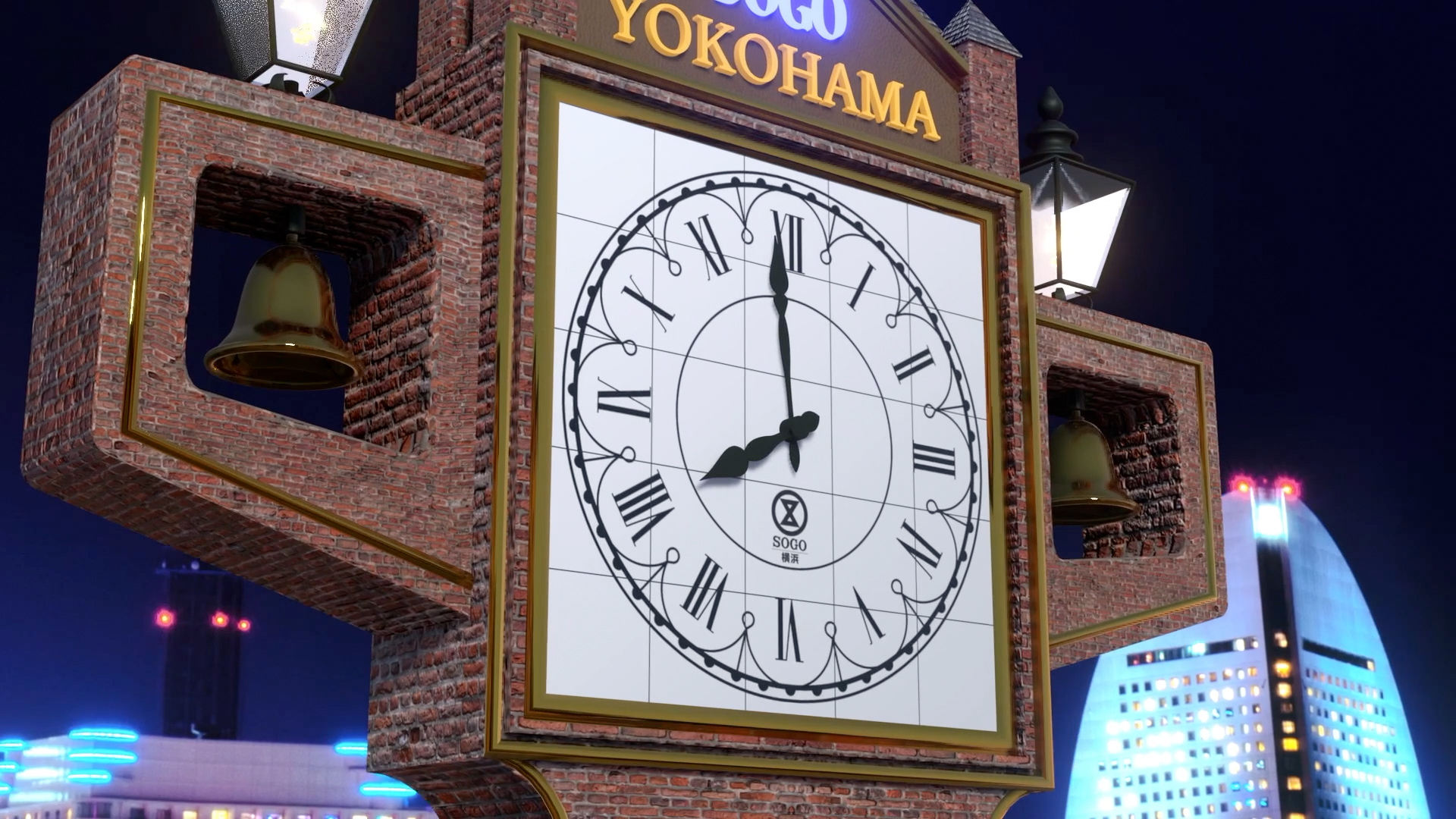 そごう横浜店 開店３５周年記念 デジタルからくり時計が登場 株式会社そごう 西武のプレスリリース