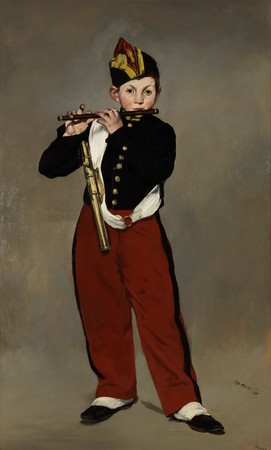 エドゥアール・マネ 《笛を吹く少年》（再現） オルセー美術館 1866年
