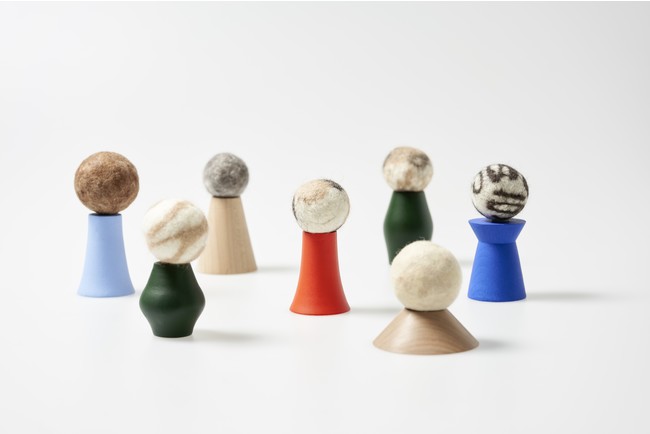 《Kemari》ペットの⽑を用いたリメイクオブジェ Photo:Hiroka Monden 《Kemari》ペットの⽑を用いたリメイクオブジェ Photo:Hiroka Monden