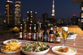 東京タワーを臨む都心の真ん中で、自由に巻いて、自由に酔う。TOKYO NODE CAFE初のビアテラスプラン「TERRACE de TACOS」開催!