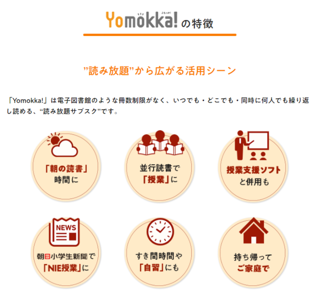 Yomokka!の特徴／活用シーン