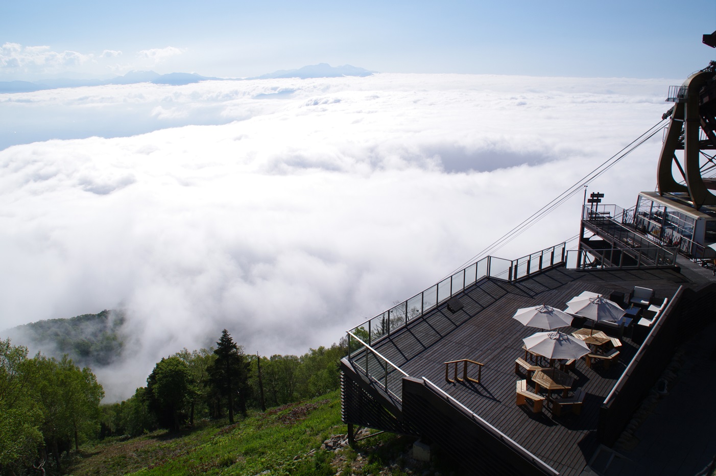 雲海に出会える標高1 770m 雲の上のテラス Sora Terrace ソラテラス 昨年は営業期間内62 で雲海が発生 日本スキー場開発株式会社のプレスリリース