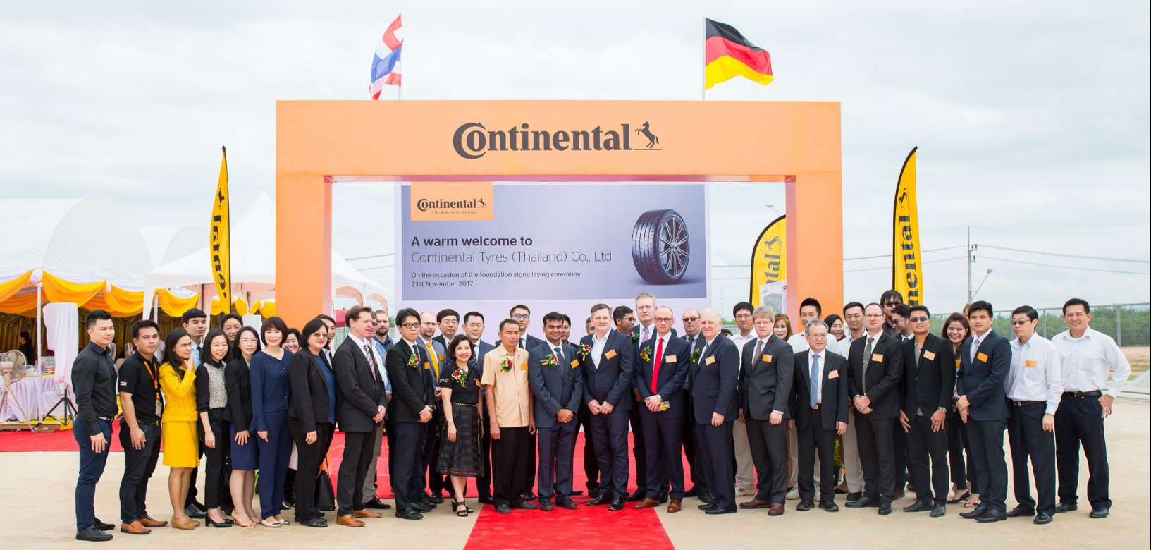 コンチネンタルタイヤ タイのラヨーン県でグリーンフィールド投資によるタイヤ工場の起工式を開催 コンチネンタルタイヤ ジャパン株式会社のプレスリリース