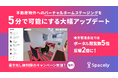 Spacely（スペースリー）不動産物件へのバーチャルホームステージングを5分で可能にする大幅アップデート、10月末まで利用無制限のキャンペーンを実施