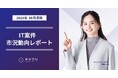 サーバーサイドエンジニアの累計案件数が、9,000件を突破! IT案件市況動向レポート2024年8月版を公開