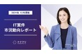 平均案件単価が11月よりも高額化! IT案件市況動向レポート2024年12月版を公開