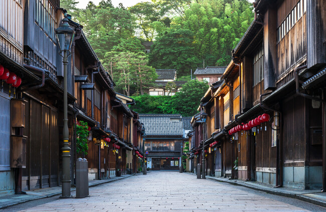 石川県：ひがし茶屋街（イメージ）