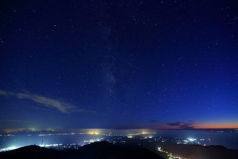 「島原や熊本の夜景」雲仙ロープウェイで標高1300mの雲仙妙見岳展望台へ