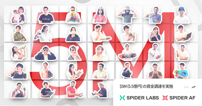 Spider Labs  5.5億円の資金調達を実施