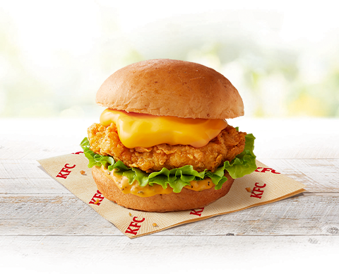 「チーズにおぼれるフィレバーガー」　イメージ